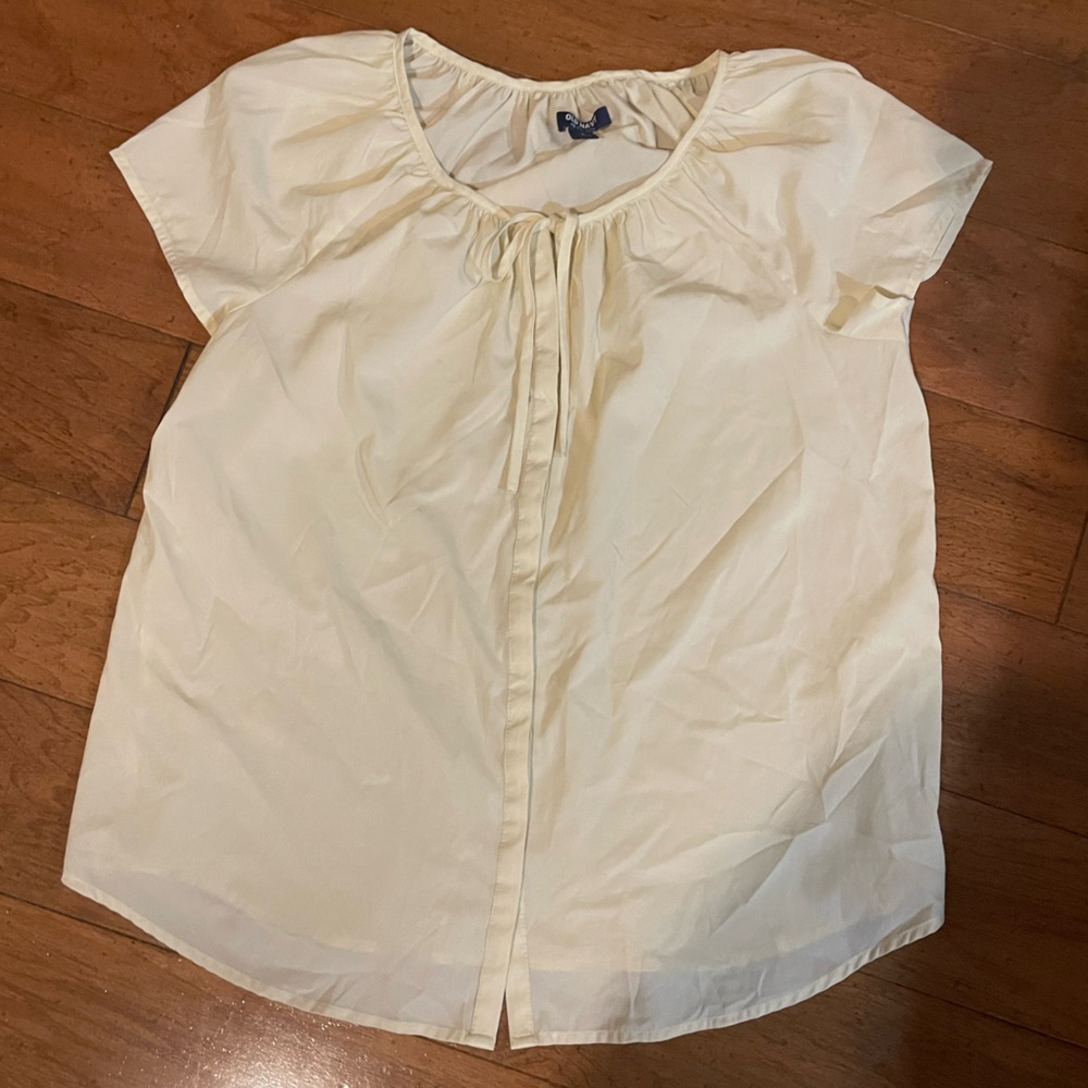 Old Navy Cream Blouse
